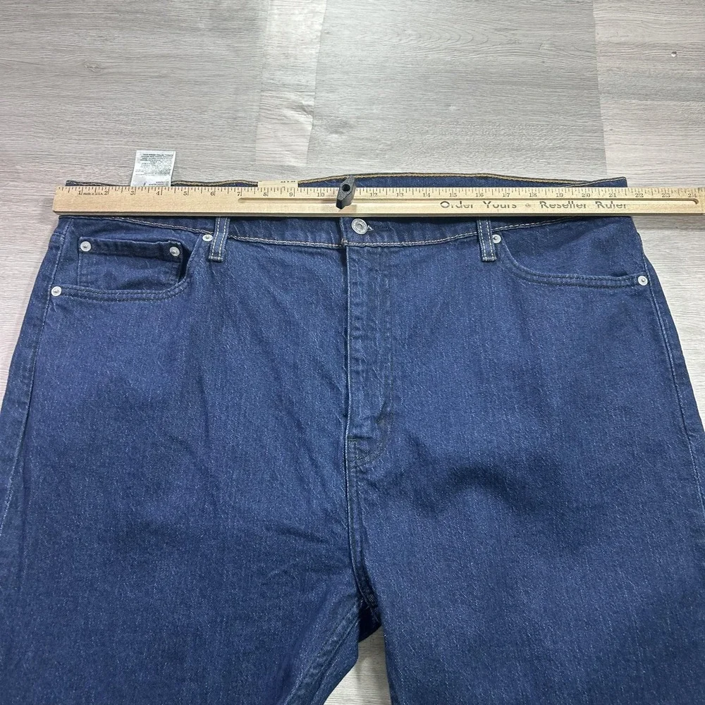 NEW Levis 505 Jeans‎ Mens 44x32 Blue Regular Straight Flex Denim Big & Tall